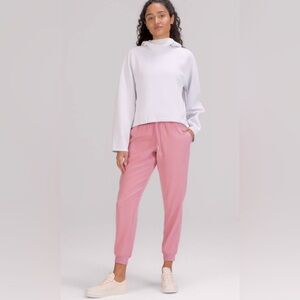Lululemon On The Fly Joggers Woven Dusty Pink Size 4